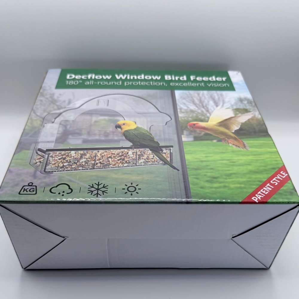 Decflow stick-on Window Bird Feeder NIB - Picture 7 of 8